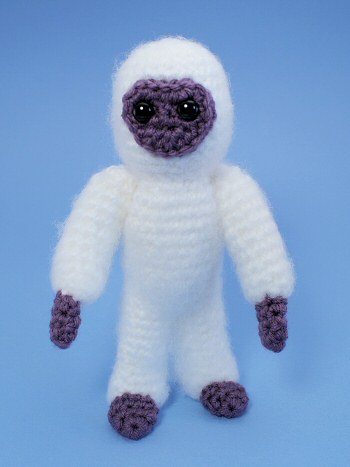 crocheted yeti by planetjune