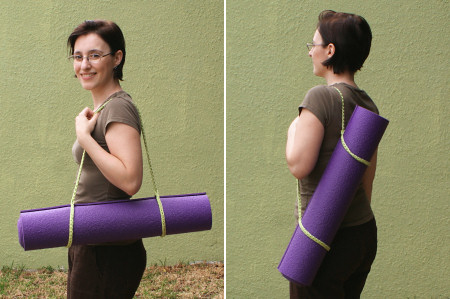 crocheted yoga mat strap