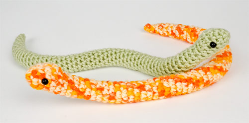 baby snake crochet pattern by planetjune