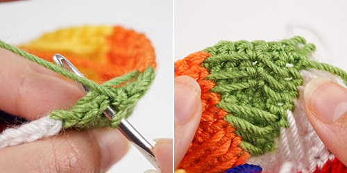 Amigurumi Beach Ball crochet pattern by June Gilbank