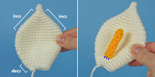 calla lily / peace lily crochet pattern by planetjune