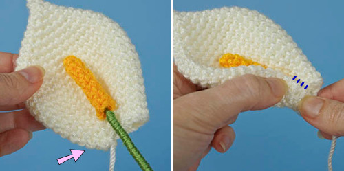calla lily / peace lily crochet pattern by planetjune