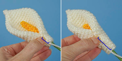 calla lily / peace lily crochet pattern by planetjune