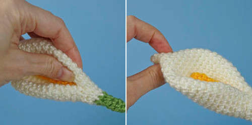 calla lily / peace lily crochet pattern by planetjune