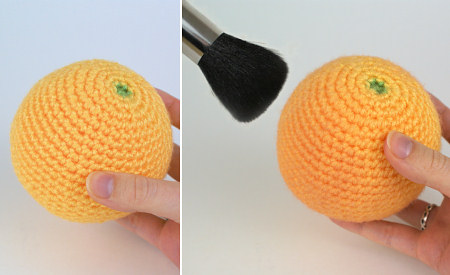 amigurumi citrus by planetjune - blushed effect