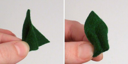 felt poinsettia tutorial