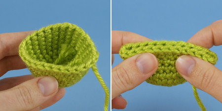 amigurumi flat pieces tutorial