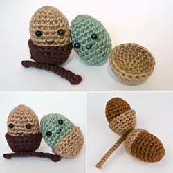 amigurumi acorn by planetjune