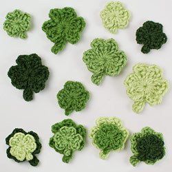shamrocks crochet pattern by planetjune