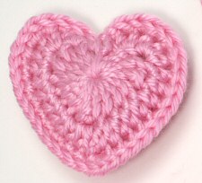 love hearts crochet pattern by planetjune