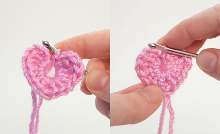 love hearts crochet pattern by planetjune