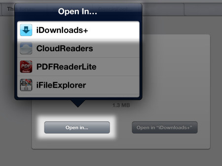 open zip files on your iPad