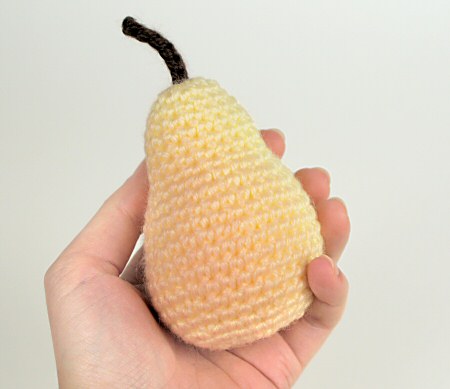 amigurumi blushed pear by planetjune