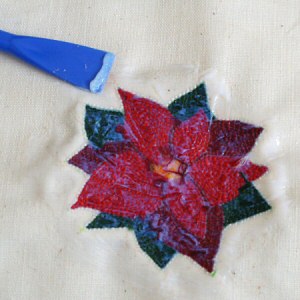 punchneedle poinsettia tutorial by planetjune