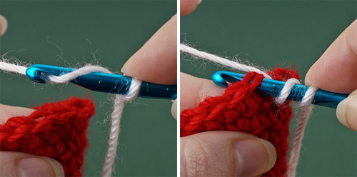 amigurumi santa hat crochet pattern by planetjune
