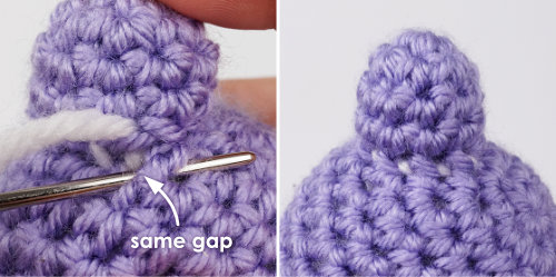 seamless join for amigurumi
