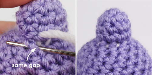 seamless join for amigurumi