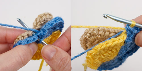 Two-Tone Heart crochet pattern by PlanetJune