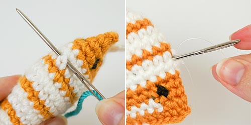 amigurumi wall hanging tutorial by PlanetJune