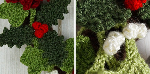 Crocheted Wreath Base crochet pattern by PlanetJune