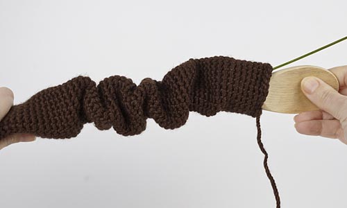 Crocheted Wreath Base crochet pattern by PlanetJune