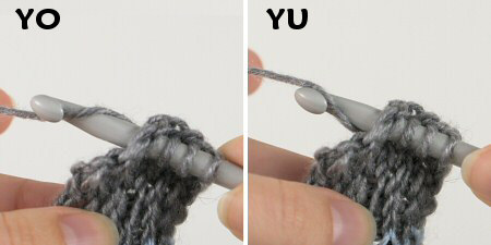 yarn over vs yarn under for crochet