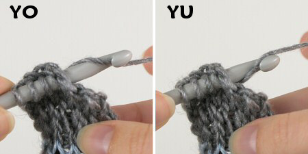 yarn over vs yarn under for crochet