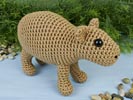 capybara crochet pattern by planetjune