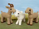 farmyard goats crochet pattern by planetjune