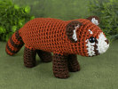 red panda crochet pattern by planetjune
