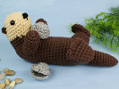 sea otter crochet pattern by planetjune