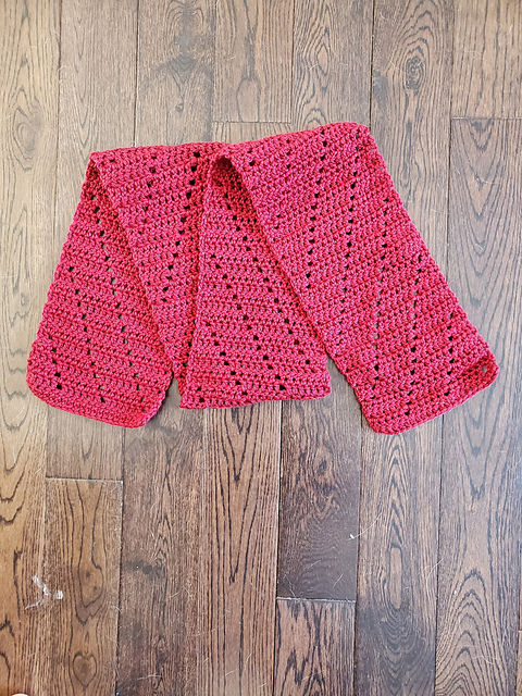 Leaning Ladders Scarf DONATIONWARE crochet pattern [AC025] - PlanetJune ...