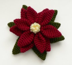 Poinsettia DONATIONWARE crochet pattern
