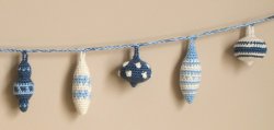 Christmas Baubles crochet pattern: 9 ornament designs