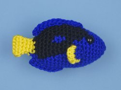 Tropical Fish Set 2: TWO amigurumi fish crochet patterns