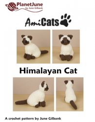 AmiCats Himalayan Cat amigurumi crochet pattern
