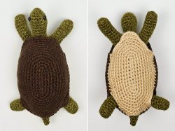 Tortoise & Simple-Shell Tortoise, Turtle & Terrapin: 2 amigurumi crochet patterns