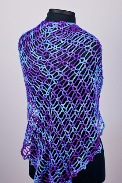 Sweetheart Lace Shawl crochet pattern - Click Image to Close