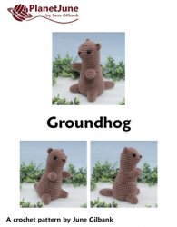 Groundhog (aka Woodchuck, Marmot) amigurumi crochet pattern