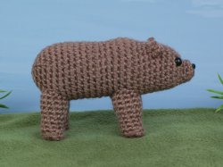 Brown/Grizzly Bear amigurumi crochet pattern