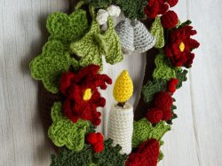Crocheted Wreath Base DONATIONWARE crochet pattern