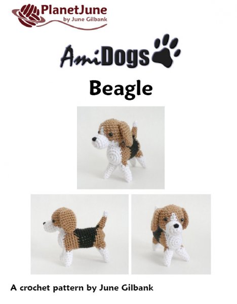 AmiDogs Beagle amigurumi crochet pattern - Click Image to Close