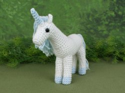 Horse, Unicorn and Pegasus - THREE amigurumi crochet patterns