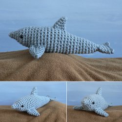 (image for) AquaAmi Dolphin amigurumi crochet pattern