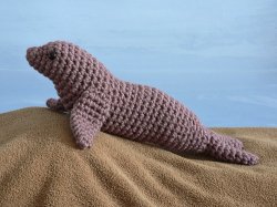 (image for) AquaAmi Sea Lion amigurumi crochet pattern