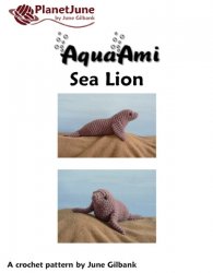 (image for) AquaAmi Sea Lion amigurumi crochet pattern