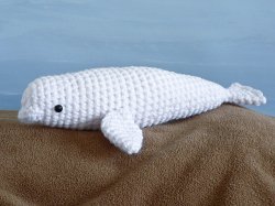 AquaAmi Beluga Whales amigurumi crochet pattern