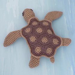 (image for) AquaAmi Sea Turtle amigurumi crochet pattern