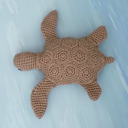 (image for) AquaAmi Sea Turtle amigurumi crochet pattern