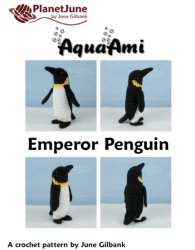 (image for) Emperor Penguin amigurumi crochet pattern